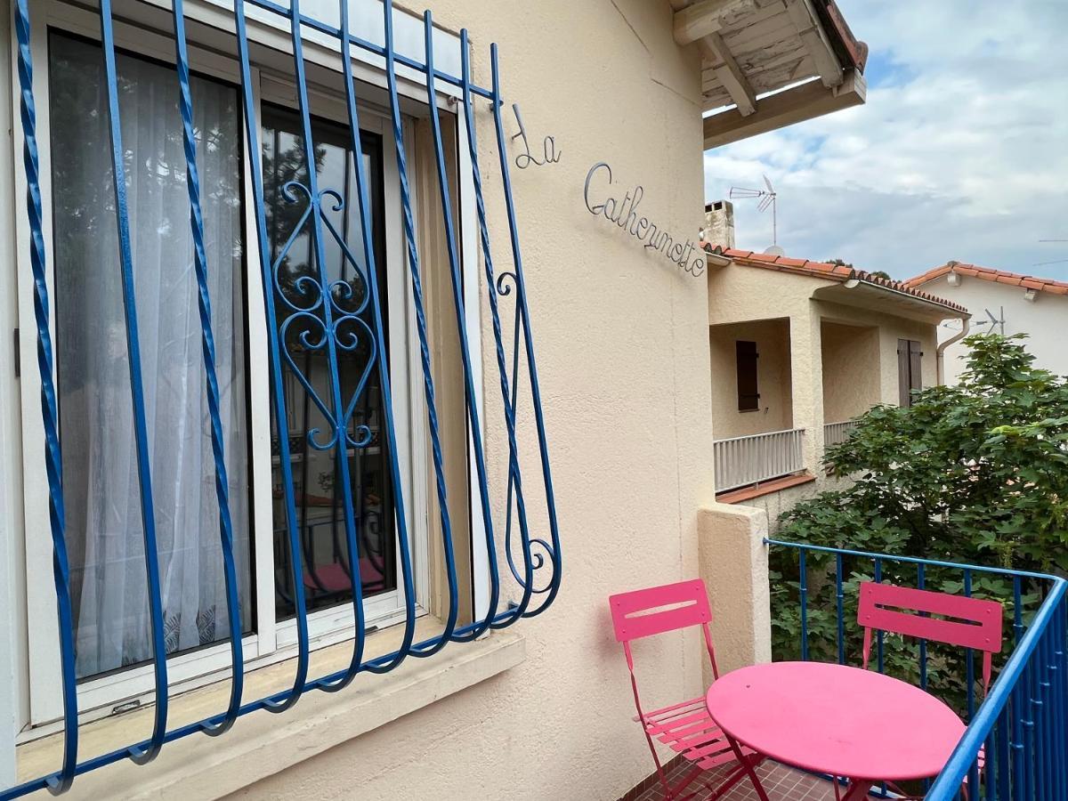 Grand F3 Vue Mer Centre Plage Proche Commerces Plage dʼArgelès 외부 사진